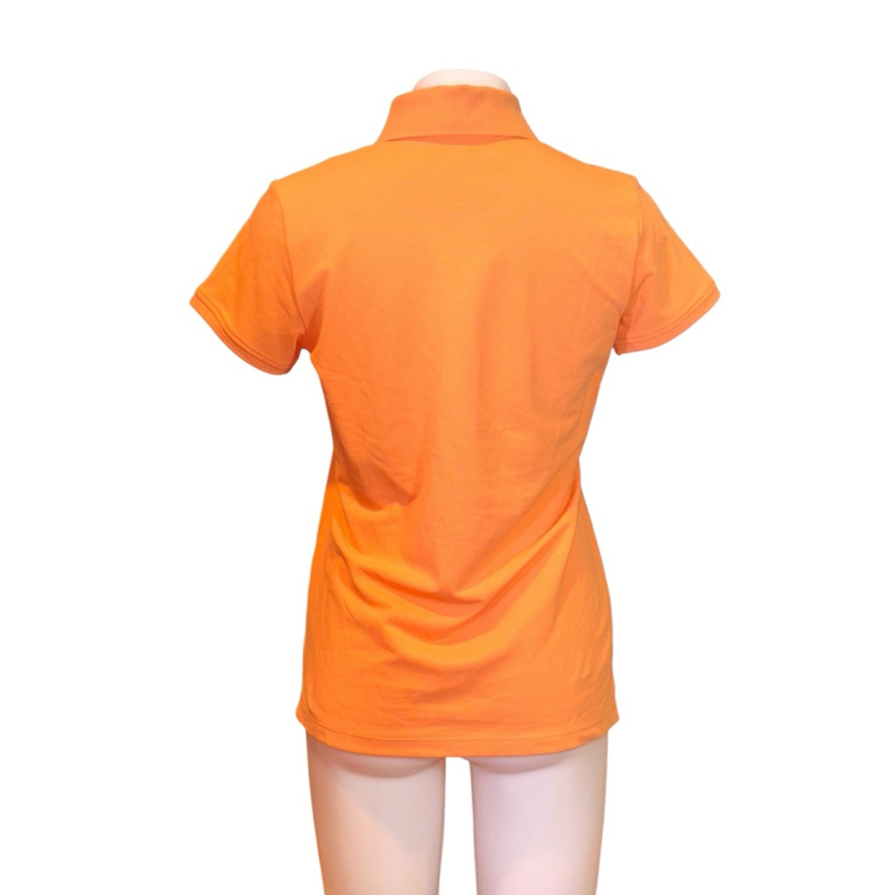 Women's Walter Hagen Classic Polo Shirt Orange Size M - Picture 2 of 3